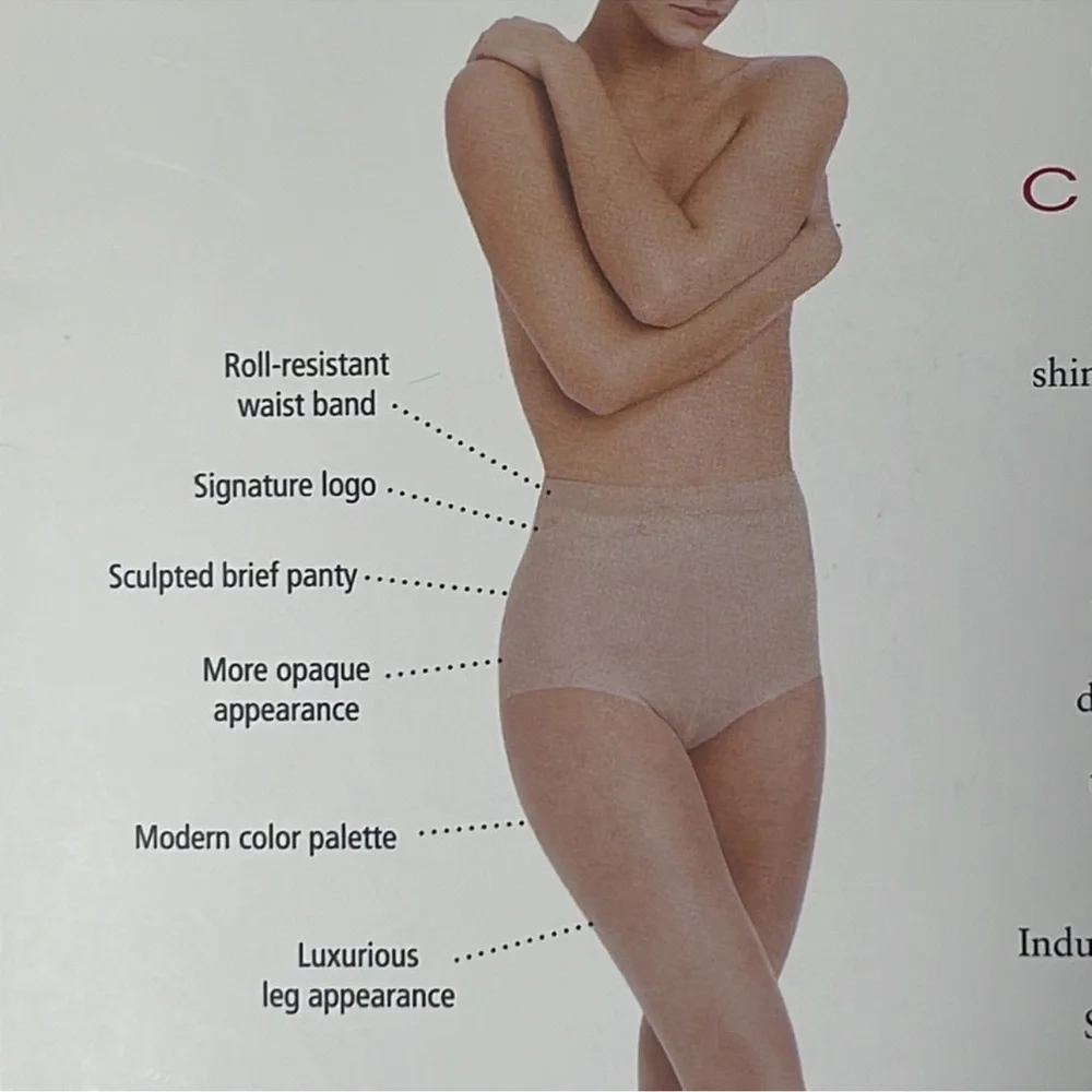 Vintage Hosiery Womens Pantyhose Lot Hanes Silk Reflection Resilience Beige Nude